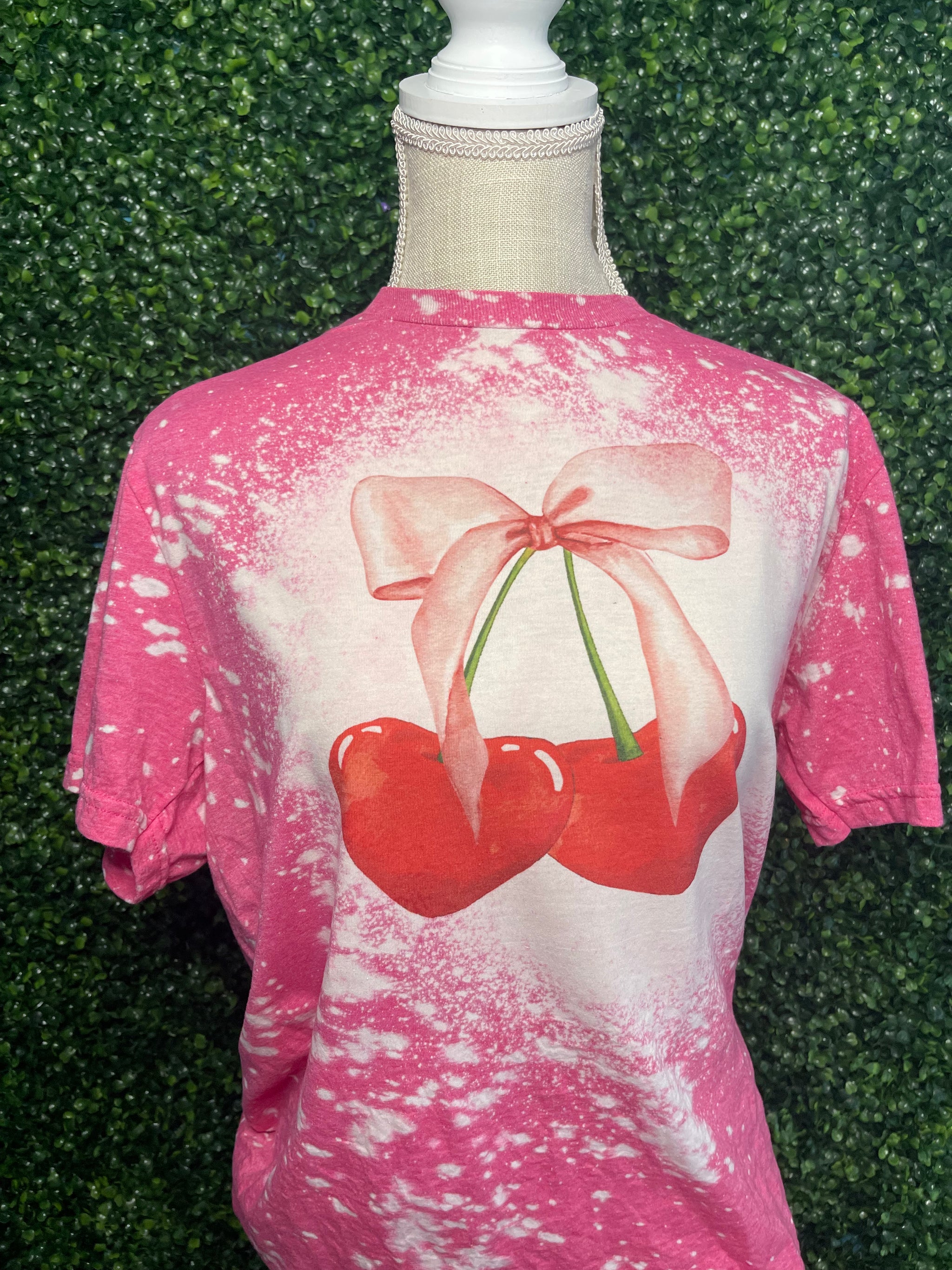 tシャツ GLITTER  CHERRY COMPACT S/S TEE レディース CD153_GP0582
