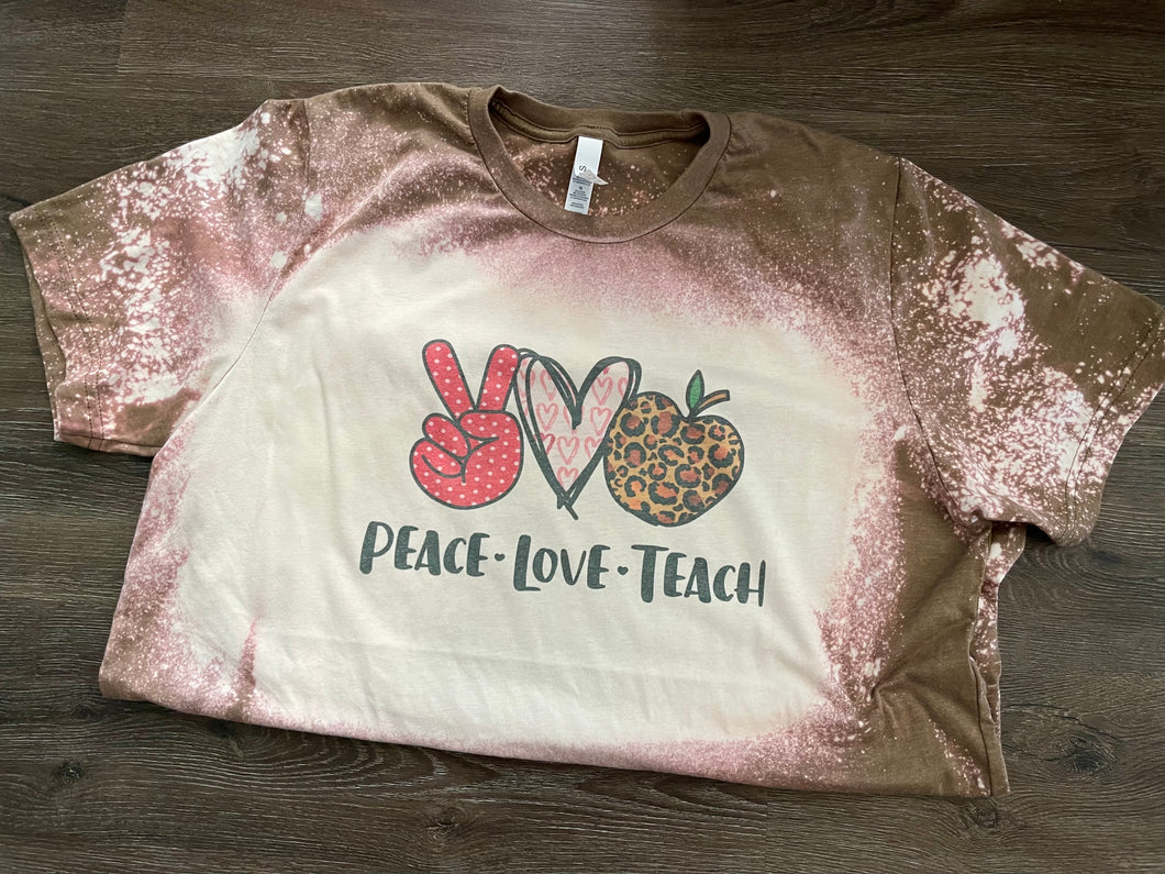 PEACE LOVE TEACH T