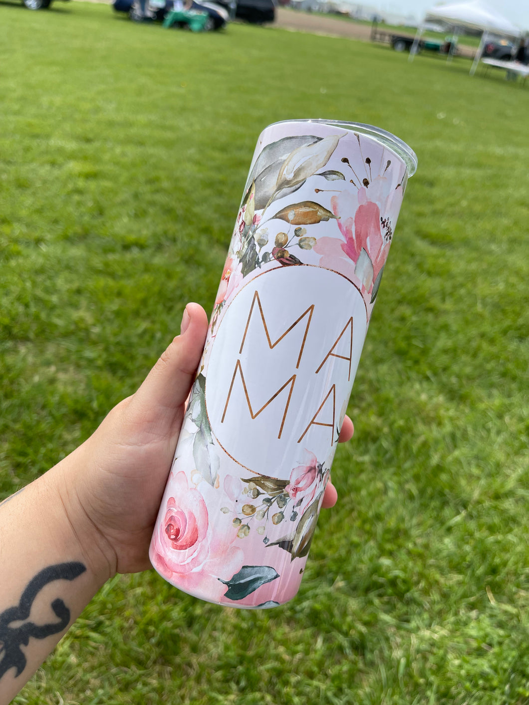 MA MA FLORAL TUMBLER