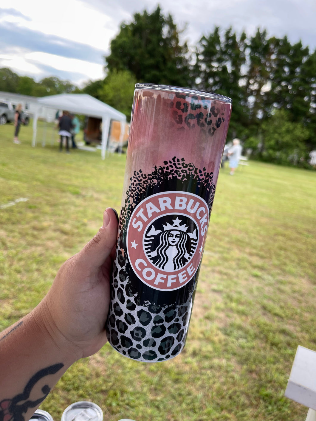 LEOPARD COFFEE TUMBLER