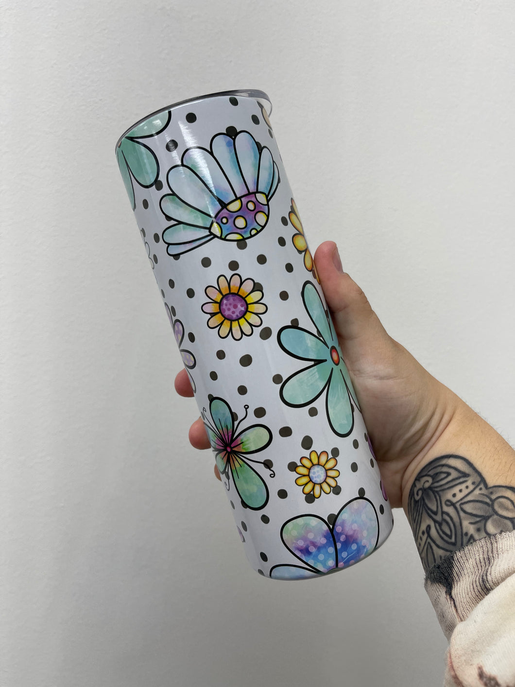 SPRING FLOWERS TUMBLER